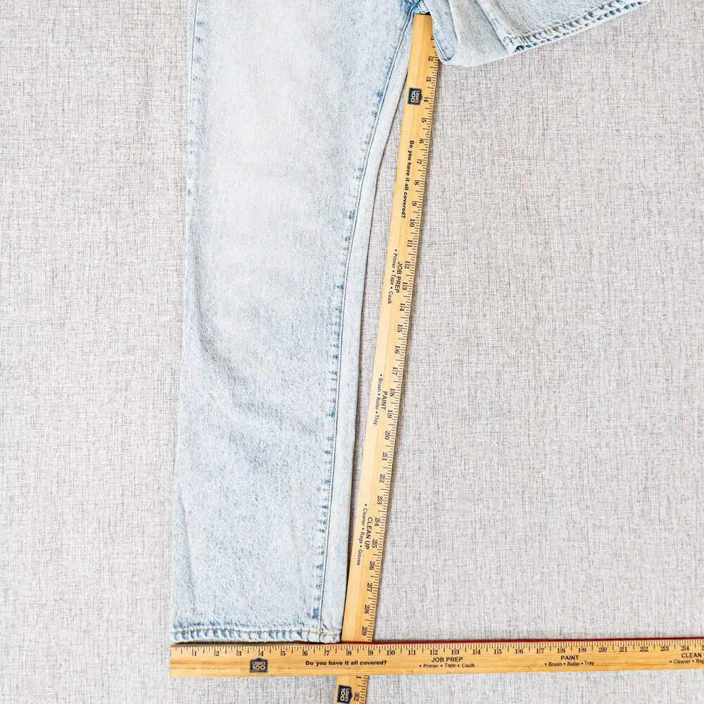 SLVRLAKE London High Rise Straight leg jeans Light blue wash size 28
